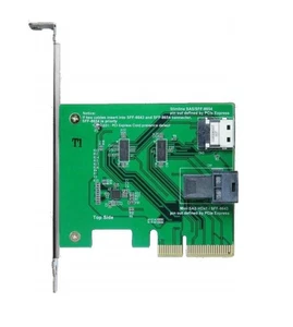 PCIe Gen 3 X4 Lanes to Slimline SAS and Mini SAS HD - Picture 1 of 3