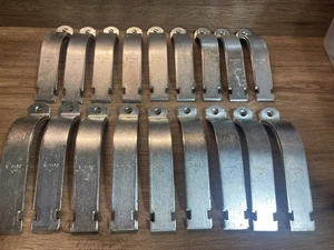 18 Sets 5” Rigid Steel Conduit Pipe Clamps for Unistrut Channel Strut Straps - Picture 1 of 11