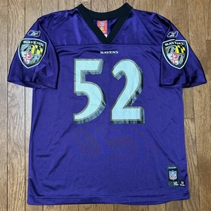 Baltimore Ravens Ray Lewis #52 NFL Football Jersey Youth Size XL (18-20) - Picture 1 of 8