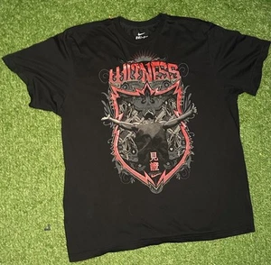 Nike LeBron James Witness Dri-FIT T-Shirt Black Red Graphic Tee Men's 3XL Rare - Picture 1 of 2