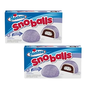 Balones de sno de hostess, 6 unidades | paquete de 2 (12 bolas de snoballs totales) - Imagen 1 de 3