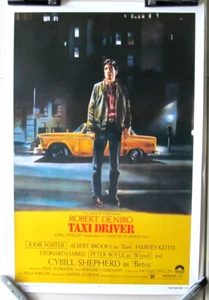 PÓSTER DE LA PELÍCULA TAXI DRIVER RODADO 27x40 Robert de Niro Jodie Foster 1976 reimpresión B - Imagen 1 de 1