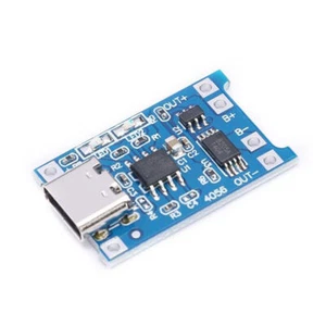 1Pz TP4056 1A 5V TYPE-C USB 18650 Caricabatteria Litio Scheda Modulo Ricarica - Foto 1 di 4
