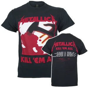 Metallica T Shirt Kill Em All Tracks Album Art Official Black New S M L XL XXL - Picture 1 of 73