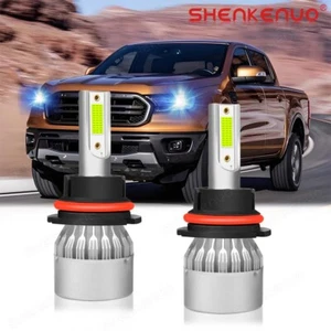 9007 LED Headlight Bulbs Hi/Lo 6500K Super Bright for Ford F150 2015-2023 - Picture 1 of 11