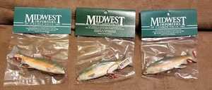 LOT OF 3 SALMON FISH ORNAMENT, Fish Christmas Ornament Midwest of Cannon Falls  - Picture 1 of 4