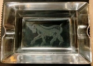 Vintage Marlboro Horse Etched Ashtray - Picture 1 of 4