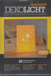 Sterne - 10 kleine Dekolicht-Tüten - Lichttüten - Bild 1 von 5