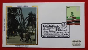 Clearance - Gran Bretaña (828) 1978 energía - carbón colorano ""seda"" FDC - Imagen 1 de 1