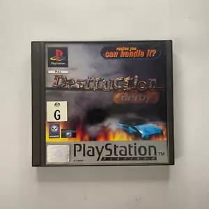Destruction Derby Sony Playstation 1 PS1 PSX PAL Game Complete w Manual Tested - Picture 1 of 3