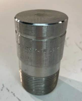 PLUG | Solid Round Head | 1-1/4" Pipe Size | Stainless Steel A/SA276 F410 - Image 1 of 4