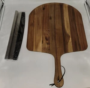 New Star Food Service 1026344 Professional Pizza Cutter and Peel Combo - Picture 1 of 6