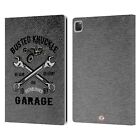 Official Busted Knuckle Garage Graphics Leather Book Wallet Case For Apple Ipad