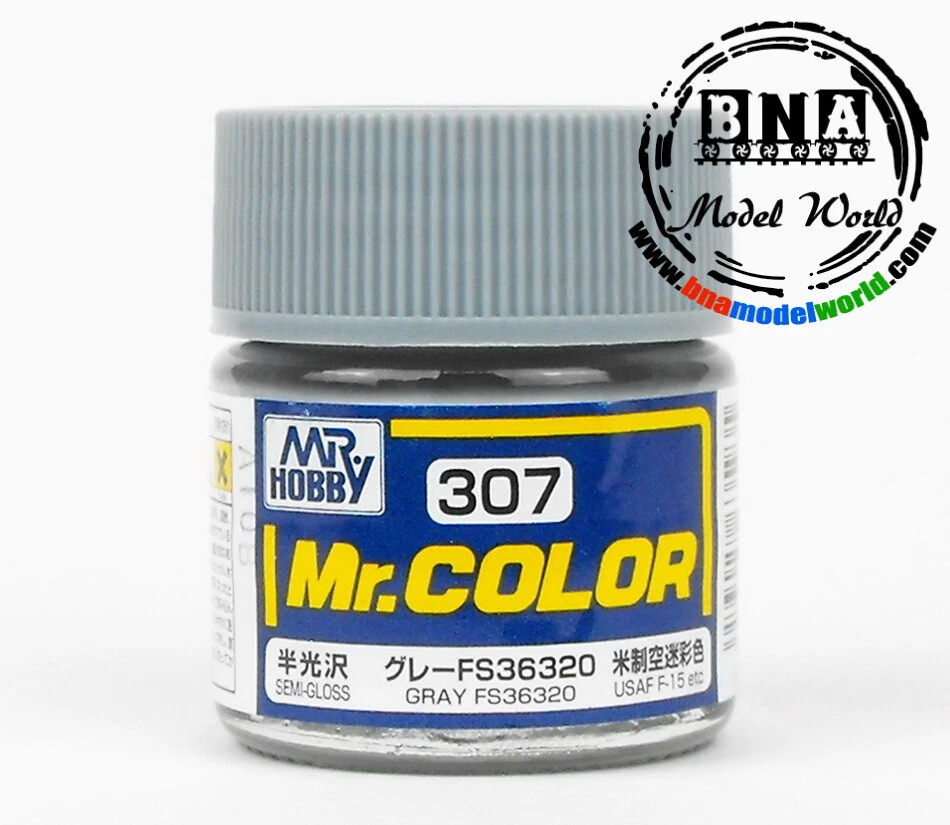 Gunze Sangyo/GSI Mr.Color Lacquer Paint - Semi Gloss Grey FS36320 (10ml) - image 1 of 1