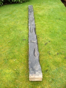 Reclaimed Pine Timber Wood Beam 8" by 4" - 11 ft (3.43m) long - Picture 1 of 3