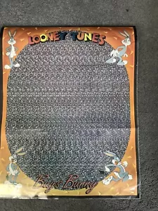 1990s Looney Tunes Bugs Bunny Laminated 3D Magic Eye Poster - Picture 1 of 1