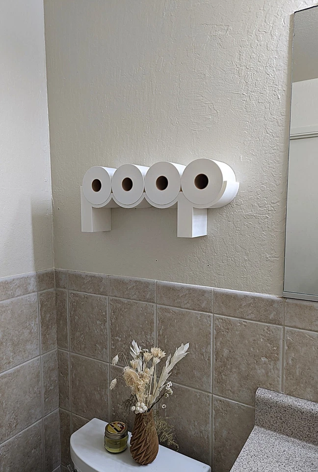 The POOP - Toilet Paper Holder, Functional and LOL Fun TP Shelf! - Image 1 of 4