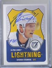 2014-15 O-Pee-Chee Buyback /25 Steven Stamkos (2010-11 Retro) #372.1 Auto