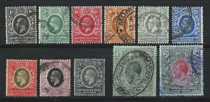 1912-21 EAST AFRICA AND UGANDA - SG 44/54 USED - Picture 1 of 1