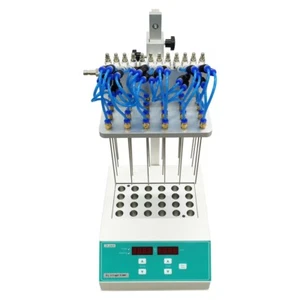 110V Laboratory Sample Concentrator 24-Hole Dry Nitrogen Blower ∮16X45mm - Picture 1 of 21