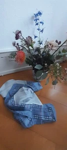 Orginal Seidentuch Burberrys in zartem Blau und 100% Seide - sehr fein - Bild 1 von 7
