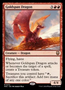 1x Goldspan Dragon NM-Mint, English Commander: Modern Horizons 3 MTG Magic - Picture 1 of 1