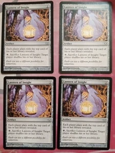 lantern of insight 4x MTG Artifact Cards - Picture 1 of 2