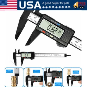 Calibrador digital Micrómetro 6" y 150 mm regla de medición electrónica - Picture 1 of 12