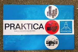 RARE! Org. PENTACON / Praktica VEB DRESDEN Matte blau - Classic-Camera-STORE DD - Picture 1 of 8