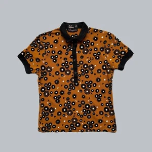 FRED PERRY &Amy Winehouse Rare Cotton Polo Button Down T-Shirt Size 36 - Picture 1 of 8