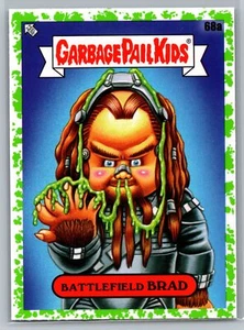Topps Garbage Pail Kids: Intergoolactic Mayhem #68a Battlefield Brad 2023 verde - Imagen 1 de 2