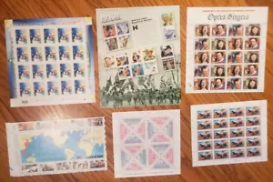 US MNH Postage Sheets -6 Different with a Face Value of $33.60 (See Description) - Picture 1 of 7