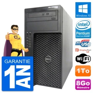 PC tour Dell Precision T1650 MT Pentium G2020 RAM 8Go Disc 1To Windows 10 Wifi - Bild 1 von 8