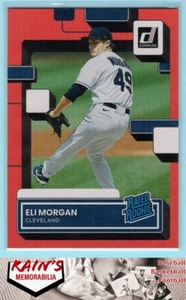 Eli Morgan RC 2022 Donruss "Holo Red" "Rated Rookie" #79 Cleveland Guardians - Picture 1 of 2
