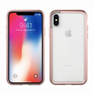 iPhone X Case | Pelican Adventurer iPhone Case X (Clear/Metallic Rose Gold) - Picture 1 of 1