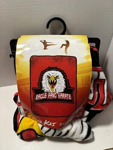 Cobra Kai Eagle Fang Karate Logo Throw Blanket 45 x 60" Karate Kid Johnny - Picture 1 of 5