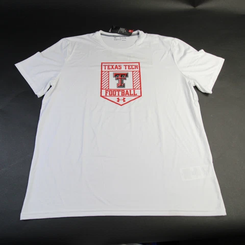 Texas Tech Red Raiders Under Armour HeatGear Short Sleeve Shirt Men's Used Cover