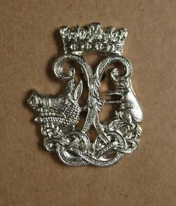 British Army:"ARGYLL & SUTHERLAND HIGHLANDERS SPORRAN BADGE" (23mm x 28mm) - Foto 1 di 7