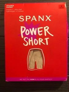 SPANX Power Shaper Short Women's Underwear Panties~Soft Nude S~ NIP - Picture 1 of 7
