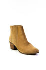 Dolce Vita Womens Suede Stretch Inset Ankle Boots Sand Beige Size 6