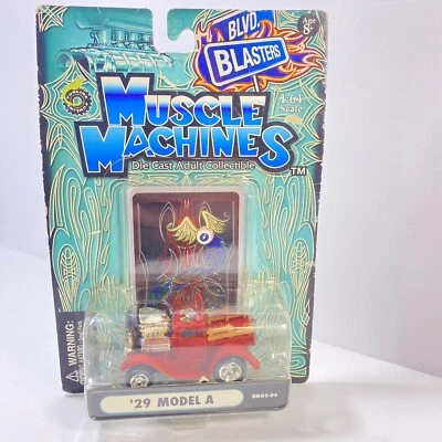 Muscle Machines '29 MODEL A Blvd Blasters Die-cast 1:64 scale - Image 1 of 4