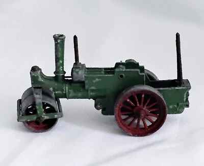 Vintage 1958 Lesney Y11 England Aveling & Porter Road Roller 1920 Green 1:80 - Image 1 of 4