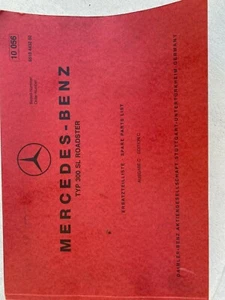 Mercedes-Benz Type 300SL Roadster Spare Parts Book/Manual/List Edition C - Bild 1 von 11