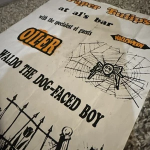 AL’S Bar OG Los Angeles Club Show Event Halloween 1990 Poster OILER DANA LYNN - Picture 1 of 1