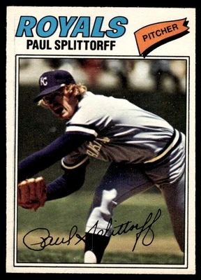 1977 O-Pee-Chee VTG OPC Baseball EX-NM Paul Splittorff Kansas City Royals #41 - Image 1 of 2