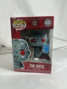 Funko POP! WWE - The Rock #44 Art Series Walmart Exclusive... NO Sticker - Picture 1 of 5