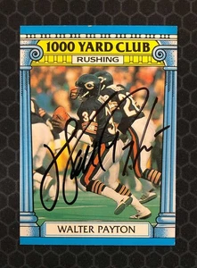 🏈 1987 Topps Football #7 - Walter Payton 1000 Yard Club - Signed/Auto No COA 🏈 - Picture 1 of 3