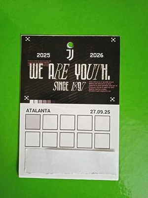 JUVENTUS - ATALANTA 27/09/2025 PASS / Stadium Allianz Torino  - Immagine 1 di 2