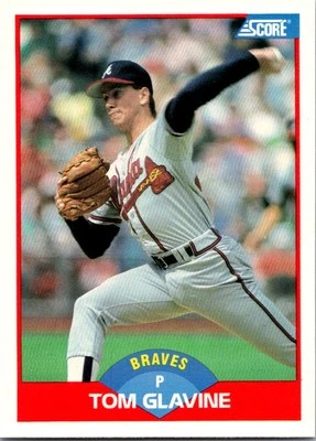 Tom Glavine 1989 Score #442 Atlanta Braves - Image 1 of 2