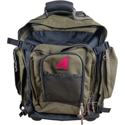 Athalon Luggage Backpack 21 Wheeled Traveler Travel Equipment Bag Green Carry-on - Image 1 of 4